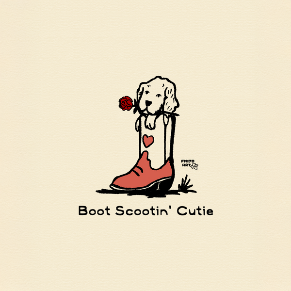 Boot Scootin’ Cutie print