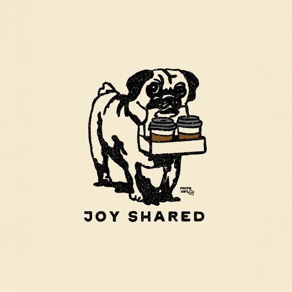 Joy: Dog and To Go Coffee prints