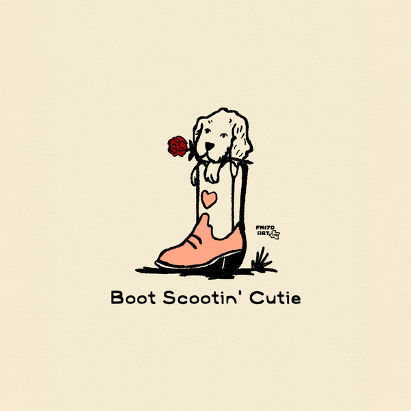 Boot Scootin’ Cutie print
