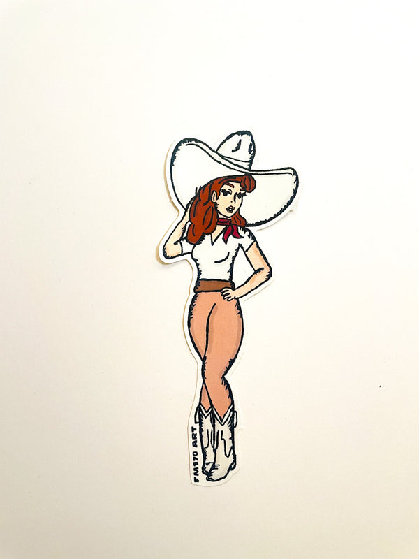 Fm170 Art Pin Up Sticker