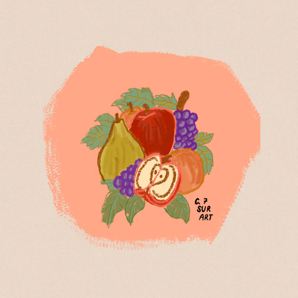 A little bit of fruit Print