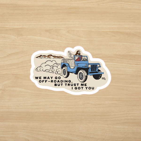 Jesus Cruising Stickers