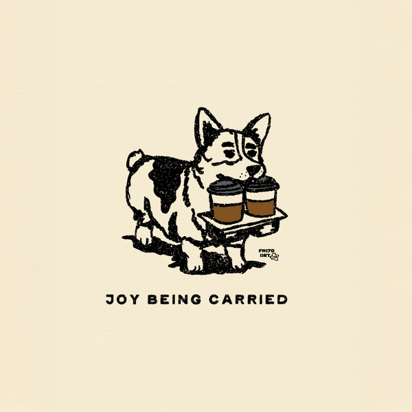 Joy: Dog and To Go Coffee prints