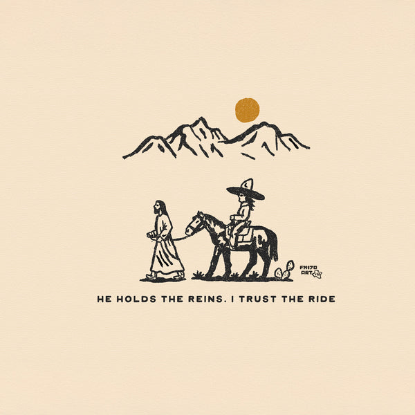 He holds the reins 8”x10” print