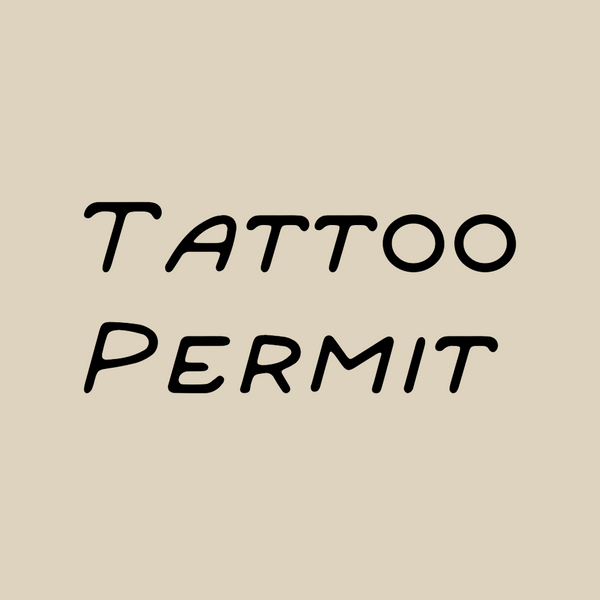 Tattoo Permit