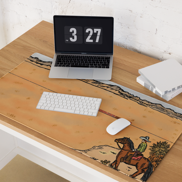 The Wild West Large mouse pad