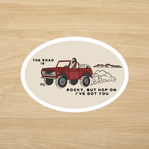 Jesus Cruising Stickers