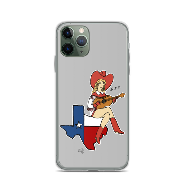 Lone Star State Cowgirl Musician Clear Case for iPhone®