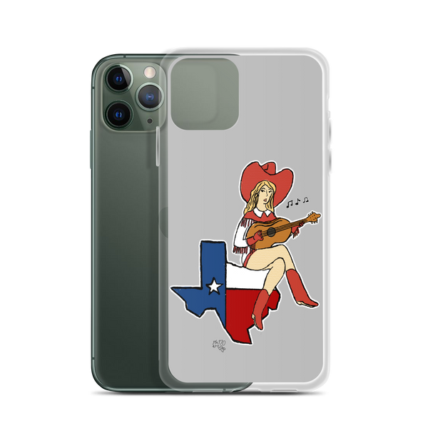 Lone Star State Cowgirl Musician Clear Case for iPhone®