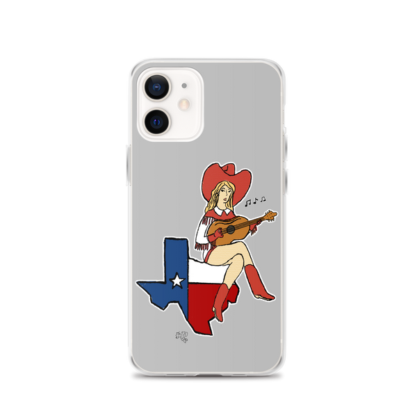 Lone Star State Cowgirl Musician Clear Case for iPhone®