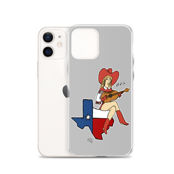 Lone Star State Cowgirl Musician Clear Case for iPhone®