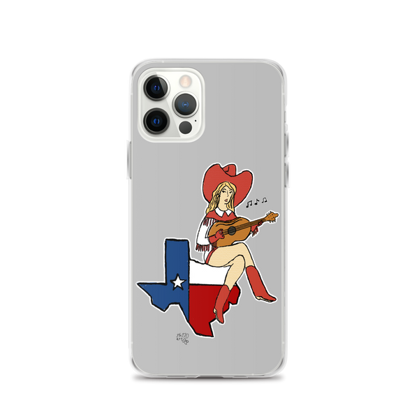 Lone Star State Cowgirl Musician Clear Case for iPhone®