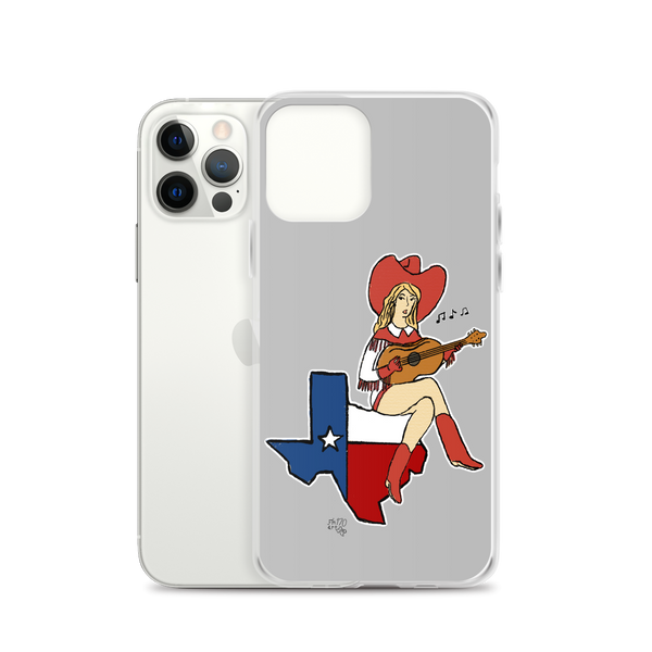 Lone Star State Cowgirl Musician Clear Case for iPhone®