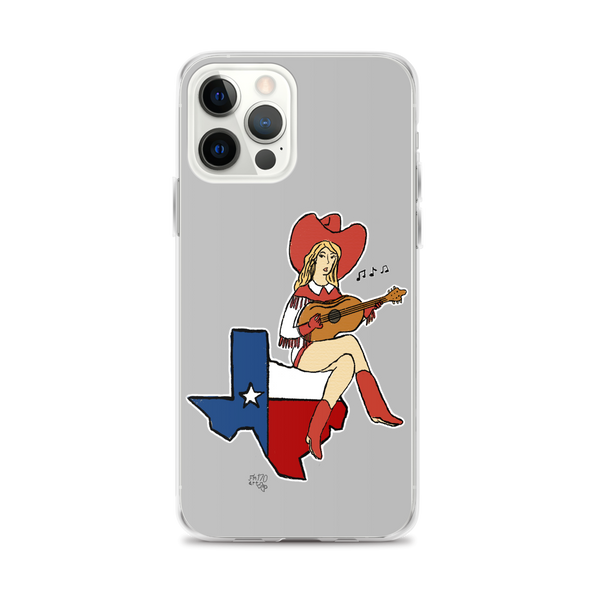 Lone Star State Cowgirl Musician Clear Case for iPhone®