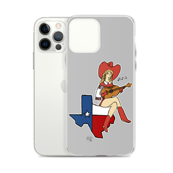 Lone Star State Cowgirl Musician Clear Case for iPhone®