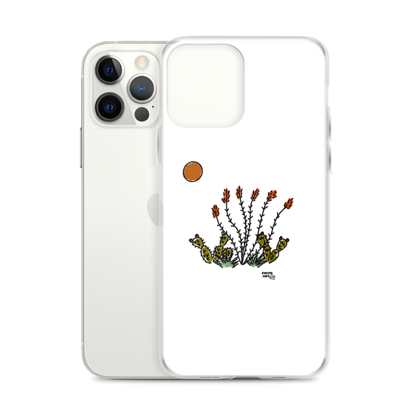 Ocotillo Bloom Doodle Clear Case for iPhone®