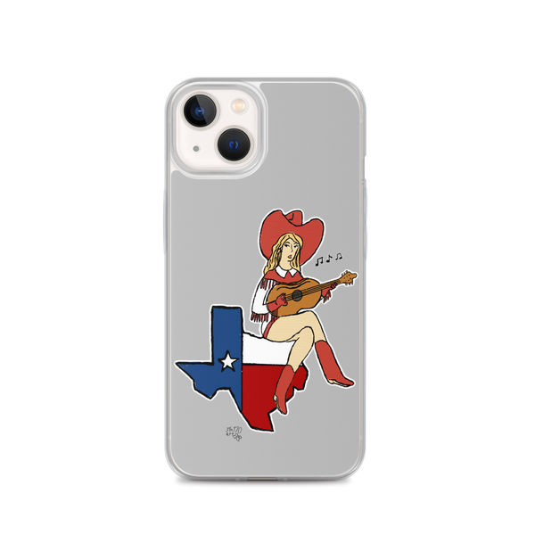 Lone Star State Cowgirl Musician Clear Case for iPhone®