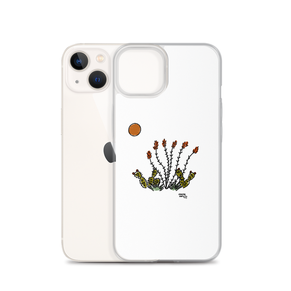 Ocotillo Bloom Doodle Clear Case for iPhone®