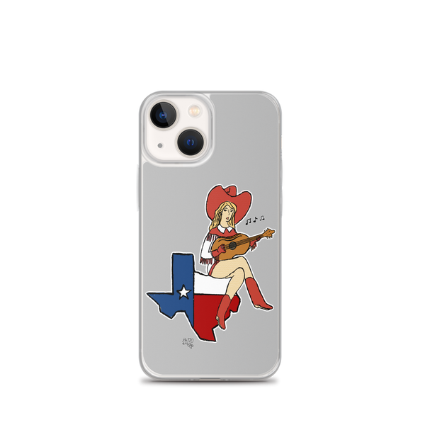 Lone Star State Cowgirl Musician Clear Case for iPhone®