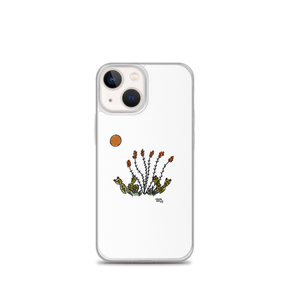 Ocotillo Bloom Doodle Clear Case for iPhone®