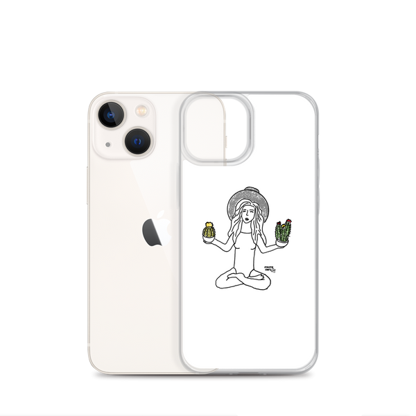 Cactus Girl Clear Case for iPhone®