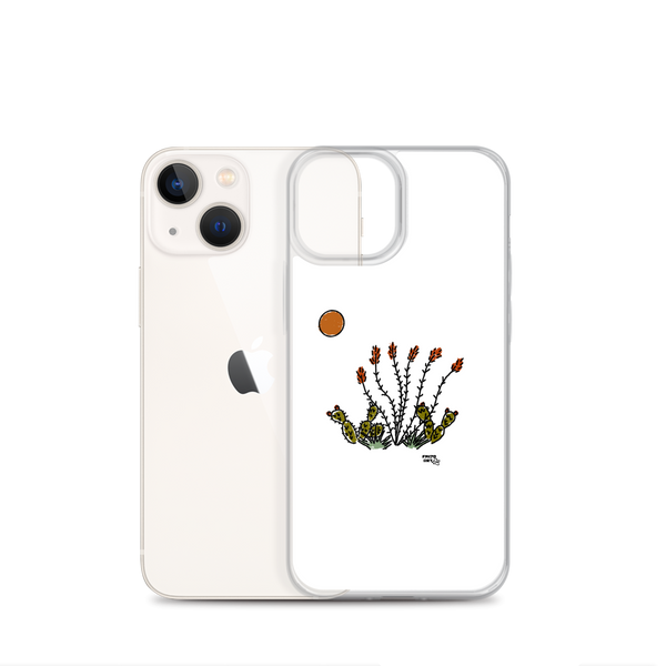 Ocotillo Bloom Doodle Clear Case for iPhone®