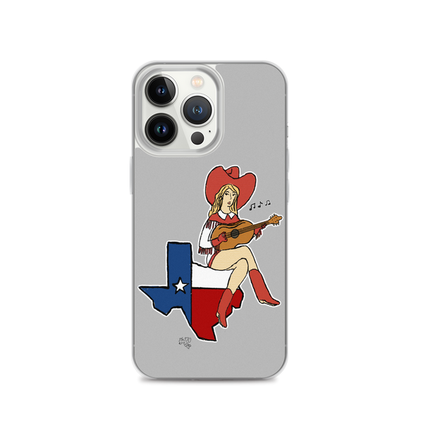 Lone Star State Cowgirl Musician Clear Case for iPhone®