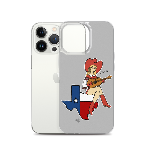 Lone Star State Cowgirl Musician Clear Case for iPhone®