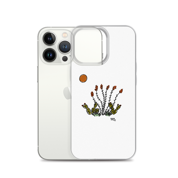Ocotillo Bloom Doodle Clear Case for iPhone®