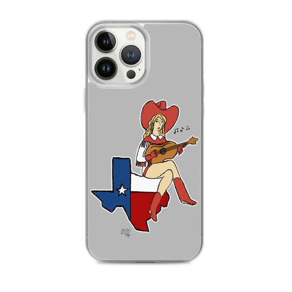 Lone Star State Cowgirl Musician Clear Case for iPhone®