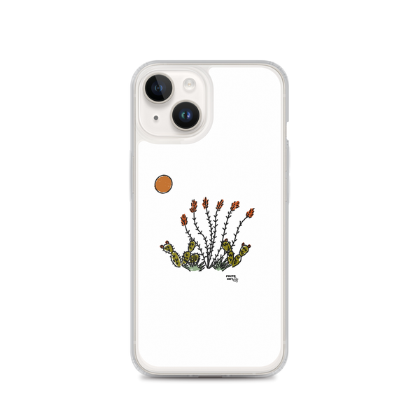 Ocotillo Bloom Doodle Clear Case for iPhone®