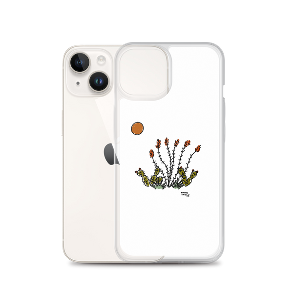 Ocotillo Bloom Doodle Clear Case for iPhone®