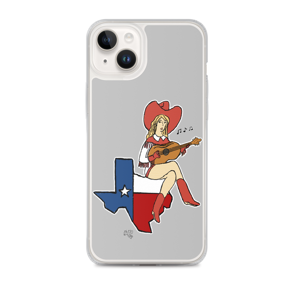 Lone Star State Cowgirl Musician Clear Case for iPhone®