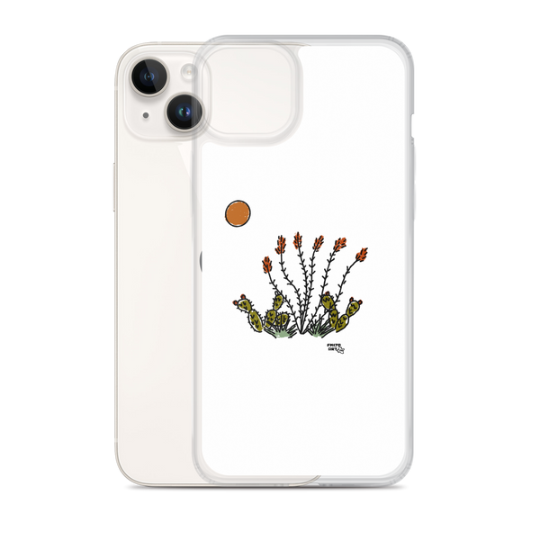 Ocotillo Bloom Doodle Clear Case for iPhone®
