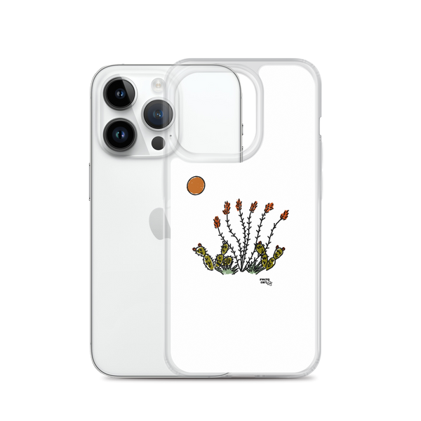 Ocotillo Bloom Doodle Clear Case for iPhone®