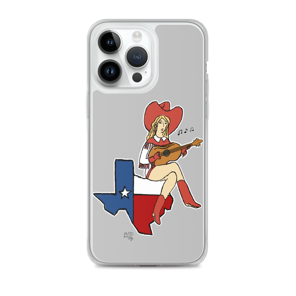 Lone Star State Cowgirl Musician Clear Case for iPhone®