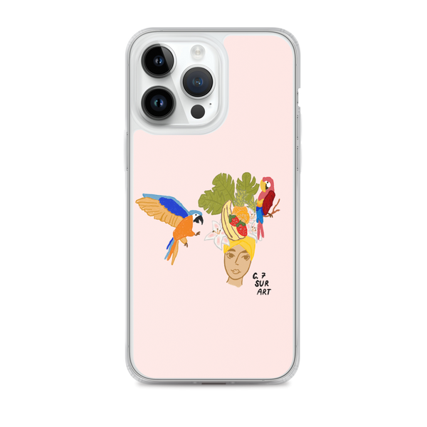 Fruit Hat and Parrots Clear Case for iPhone®