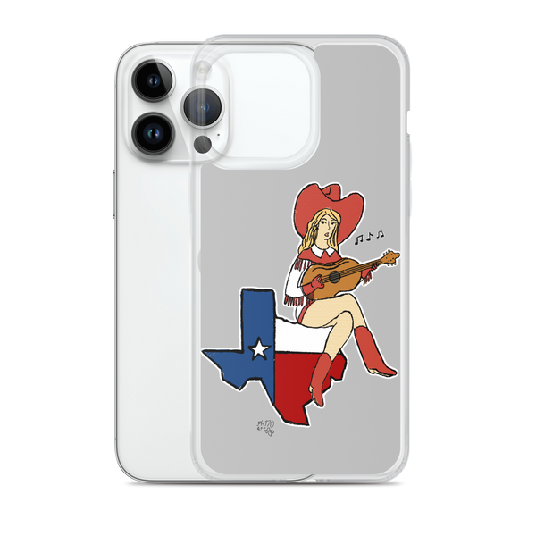 Lone Star State Cowgirl Musician Clear Case for iPhone®