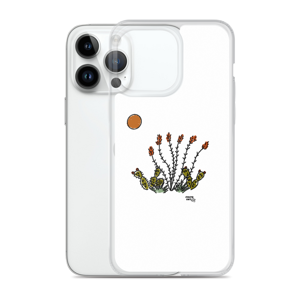 Ocotillo Bloom Doodle Clear Case for iPhone®