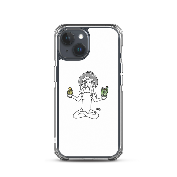 Cactus Girl Clear Case for iPhone®