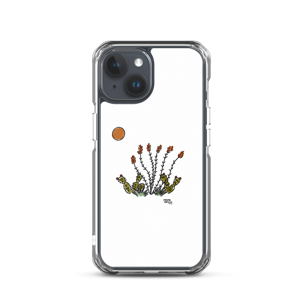 Ocotillo Bloom Doodle Clear Case for iPhone®