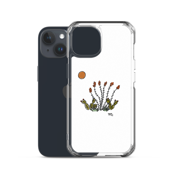 Ocotillo Bloom Doodle Clear Case for iPhone®