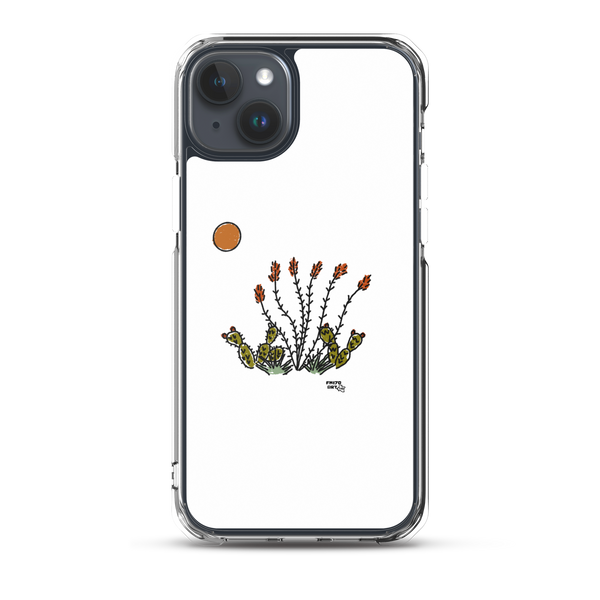 Ocotillo Bloom Doodle Clear Case for iPhone®