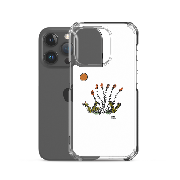 Ocotillo Bloom Doodle Clear Case for iPhone®