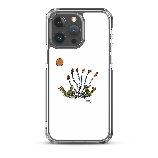 Ocotillo Bloom Doodle Clear Case for iPhone®