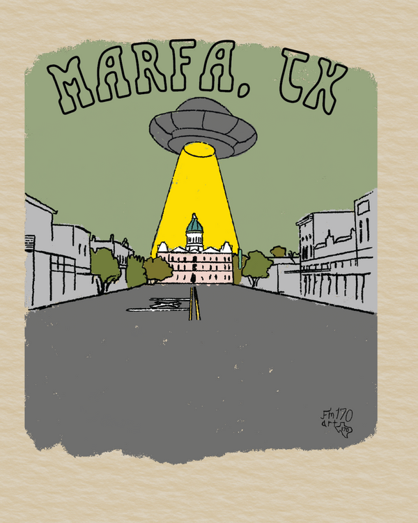 Marfa, TX  Print
