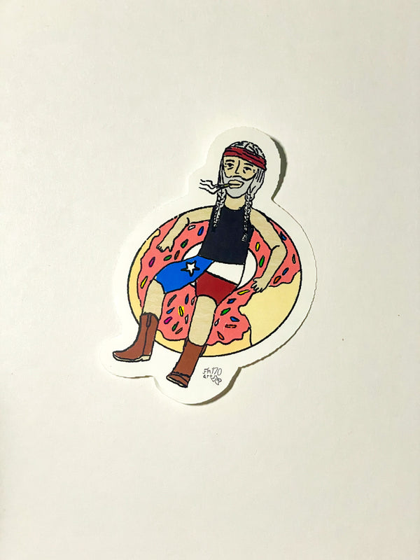 Willie and the Donut Floatie