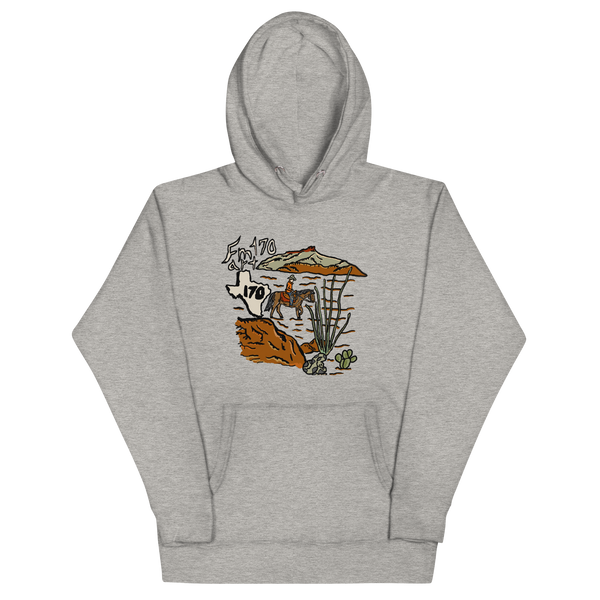 FM170 Art Lone Cowboy Unisex Hoodie
