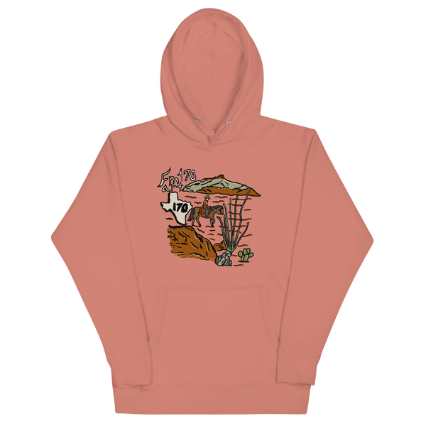 FM170 Art Lone Cowboy Unisex Hoodie