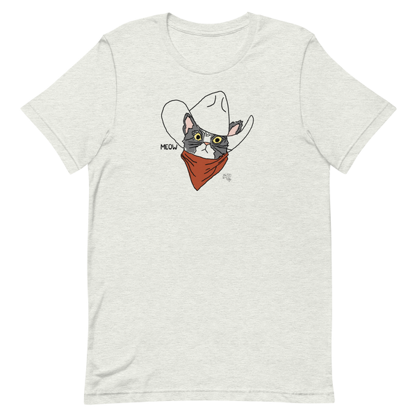 Cowboy Cat Meow Unisex t-shirt